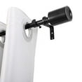 thumbnail image 1 of UTOPIA ALLEY Wall Mounted 3/4 Inch Curtain Rod - Curtain Rods For Windows 48 to 86 Inch, Adjustable Drapery Rods, Black Curtain Rods, Bedroom Curtain Rods, Tapestry Poles (Black, 48"-86"), 1 of 8