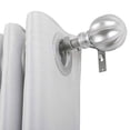thumbnail image 1 of UTOPIA ALLEY Wall Mounted 3/4 Inch Curtain Rod - Curtain Rods For Windows 86 to 120 Inch, Adjustable Drapery Rods, Nickel Curtain Rods, Bedroom Curtain Rods, Tapestry Poles (Nickel, 86"-120"), 1 of 8