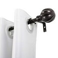 thumbnail image 1 of UTOPIA ALLEY Wall Mounted 3/4 Inch Curtain Rod - Curtain Rods For Windows 86 to 120 Inch, Adjustable Drapery Rods, Oil rubbed bronze Curtain Rods, Bedroom & Living Room Decorative Curtain Rods, 1 of 9