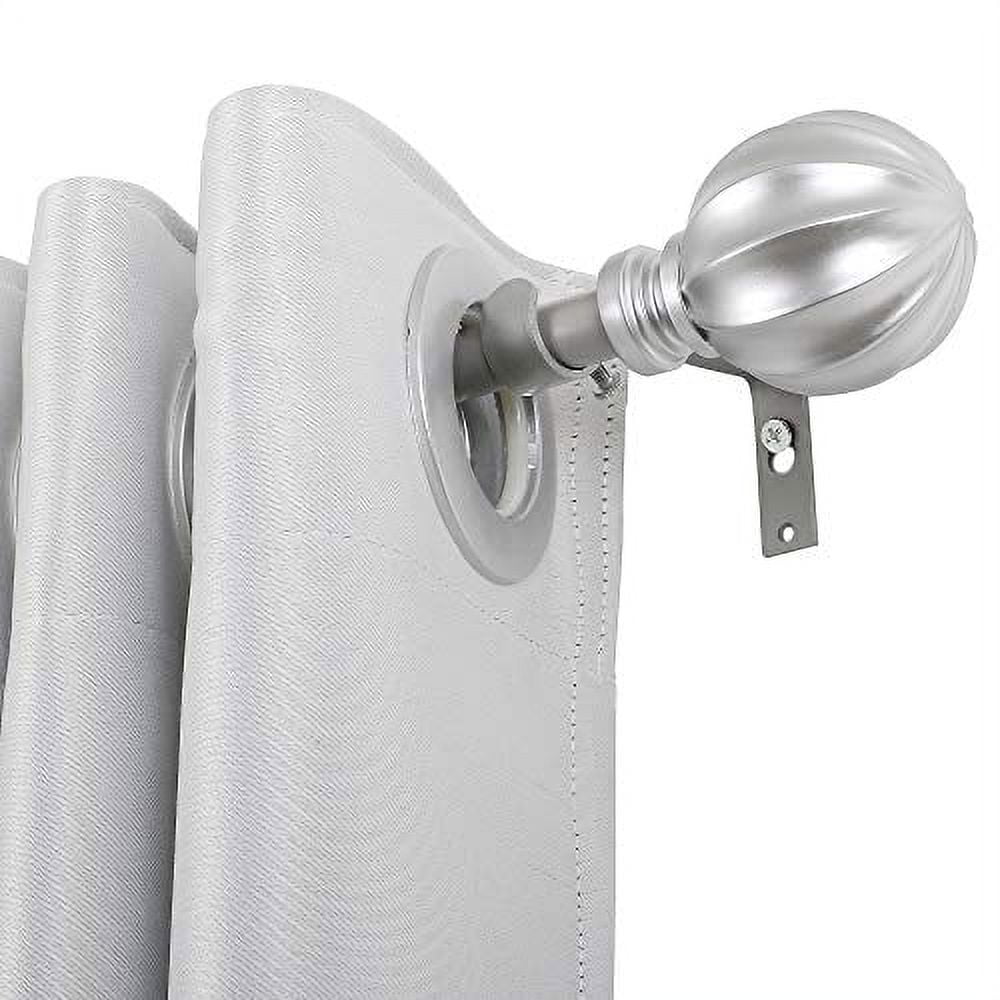 UTOPIA ALLEY 3/4 Inch Curtain Rod Curtain Rods For Windows 28 to 48