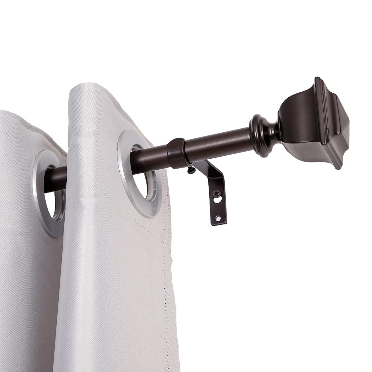 UTOPIA ALLEY 3/4 Inch Curtain Rod Curtain Rods For Windows 28 to 48