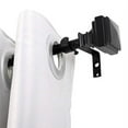 thumbnail image 1 of UTOPIA ALLEY Wall Mounted 5/8 Inch Curtain Rod - Curtain Rods For Windows 28 to 48 Inch, Adjustable Drapery Rods, Black Curtain Rods, Bedroom Curtain Rods, Tapestry Poles (Black, 28"-48"), 1 of 9