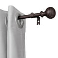 thumbnail image 1 of UTOPIA ALLEY Wall Mounted 5/8 Inch Curtain Rod - Curtain Rods For Windows 28 to 48 Inch, Adjustable Drapery Rods, Oil rubbed bronze Bedroom Curtain Rods, Tapestry Poles (Oil rubbed bronze, 28"-48"), 1 of 9