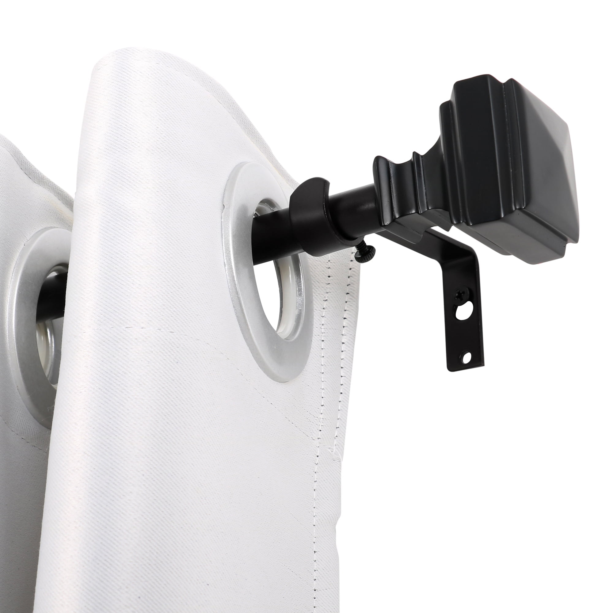 UTOPIA ALLEY Wall Mounted 5/8 Inch Curtain Rod - Curtain Rods For ...