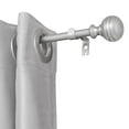thumbnail image 1 of UTOPIA ALLEY Wall Mounted 5/8 Inch Curtain Rod - Curtain Rods For Windows 86 to 120 Inch, Adjustable Drapery Rods, Nickel Curtain Rods, Bedroom Curtain Rods, Tapestry Poles (Nickel, 86"-120"), 1 of 9