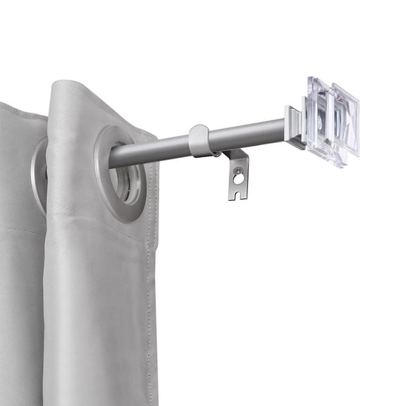 UTOPIA ALLEY Wall Mounted 3/4 Inch Curtain Rod - Curtain Rods For Windows 48 to 86 Inch, Adjustable Drapery Rods, Nickel Curtain Rods, Bedroom & Living Room Decorative Curtain Rods, Tapestry Poles