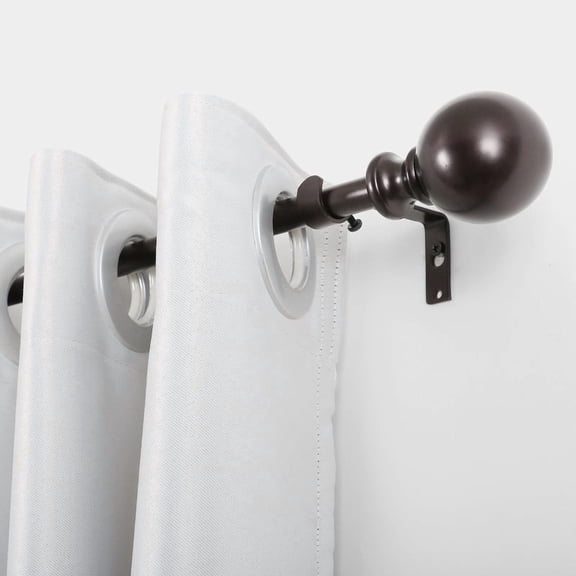 UTOPIA ALLEY Wall Mounted 3/4 Inch Curtain Rod - Curtain Rods For Windows 48 to 86 Inch, Adjustable Drapery Rods, Oil rubbed bronze Curtain Rods, Bedroom & Living Room Curtain Rods, Tapestry Poles