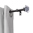 thumbnail image 1 of UTOPIA ALLEY Wall Mounted 3/4 Inch Curtain Rod - Curtain Rods For Windows 86 to 120 Inch, Adjustable Drapery Rods, Black Curtain Rods, Bedroom & Living Room Decorative Curtain Rods, Tapestry Poles, 1 of 9