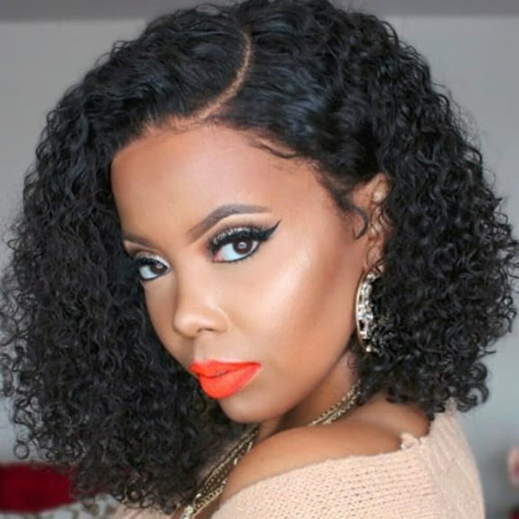 UTOURS Curly Human Hair Wigs With Baby Hair Short Curly Bob Wigs for Women;Curly Human Hair Wigs With Baby Hair Short Curly Bob Wigs for Women