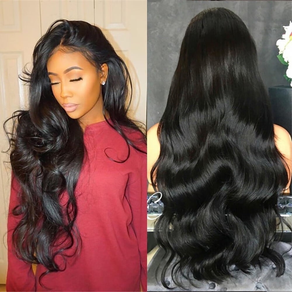UTOURS Human Hair Wigs For Women Hair Natural Long Colors Wig Black 70CM Curly Party Synthetic Female Wig Pretty wig