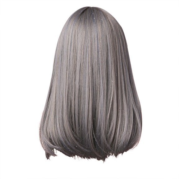 UTOURS Headband Wigs Women's Fashion Head Dyed Black Gradient Golden Long Straight Wig