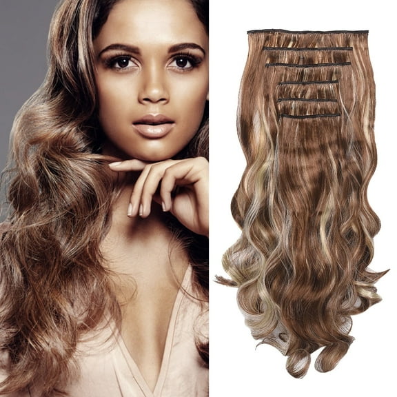 UTOURS Human Hair Wigs For Women Real As Remy Fashion Hair Long Clip In Hair Extensions Full Head Curly Wig