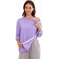 thumbnail image 1 of UTOURS Post Shoulder Surgery Shirts for Women Tear Away 3/4 Tops After Rotator Cuff Shirts Chemo Port Adaptive Clothing, 1 of 8