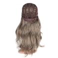 thumbnail image 1 of UTOURS Wig Long Curly Hair Brown Gray Gradient Headgear Big Wave Wig Headgear, 1 of 5