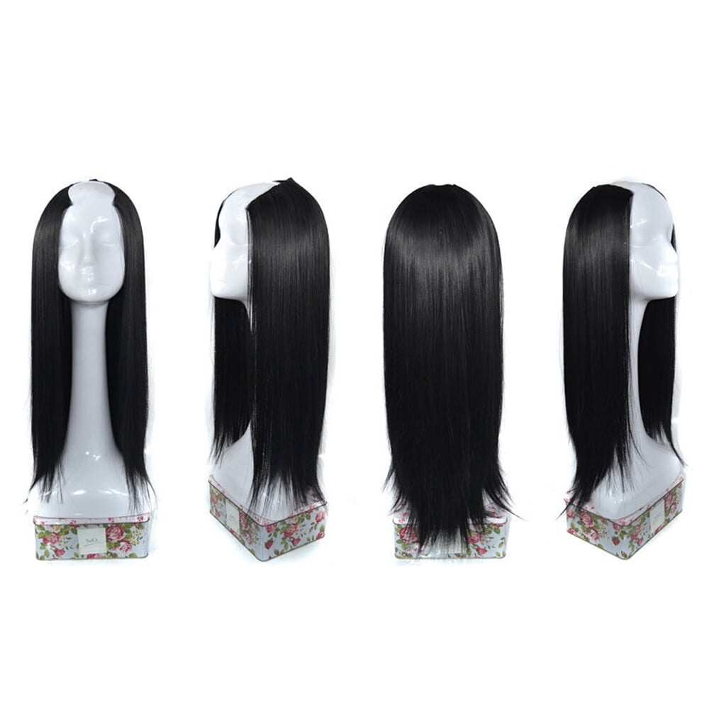 UTOURS Women Straight Weft Synthetic Hair U Part Lace Wig Lifelike Human Hair