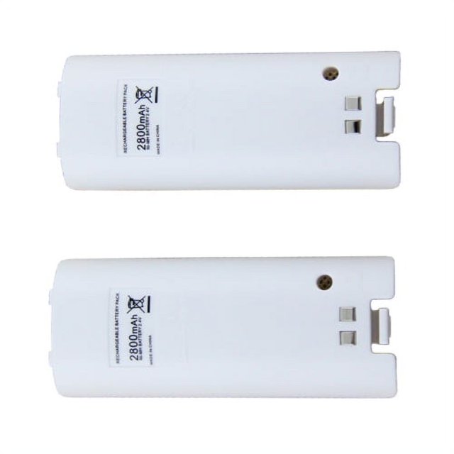 UTOVME 2Pcs Battery Pack for Nintendo Wii Remote Controller 2800mAh Rechargeable Batteries