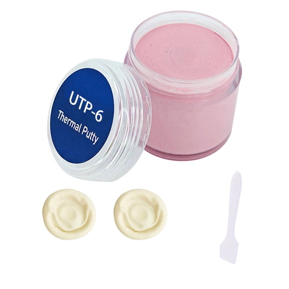 UTP-6 Thermal Putty, 12.8W/mK Thermal Compound for GPU CPU IC Cooling, 100 Grams