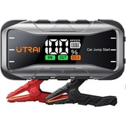UTRAI 6000A Peak Car Jump Starter, 12V Jump Box for All Gas or 8.5L Diesel Engine with 10w Wireless Charger/USB QC 3.0/LED Flashlight