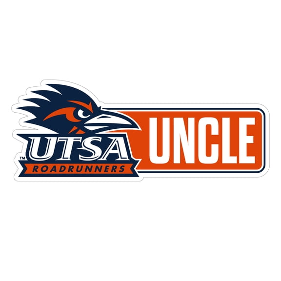 UTSA Road Runners Proud Uncle Die Cut Decal Officially Licensed Collegiate Product (3-Inches Wide)