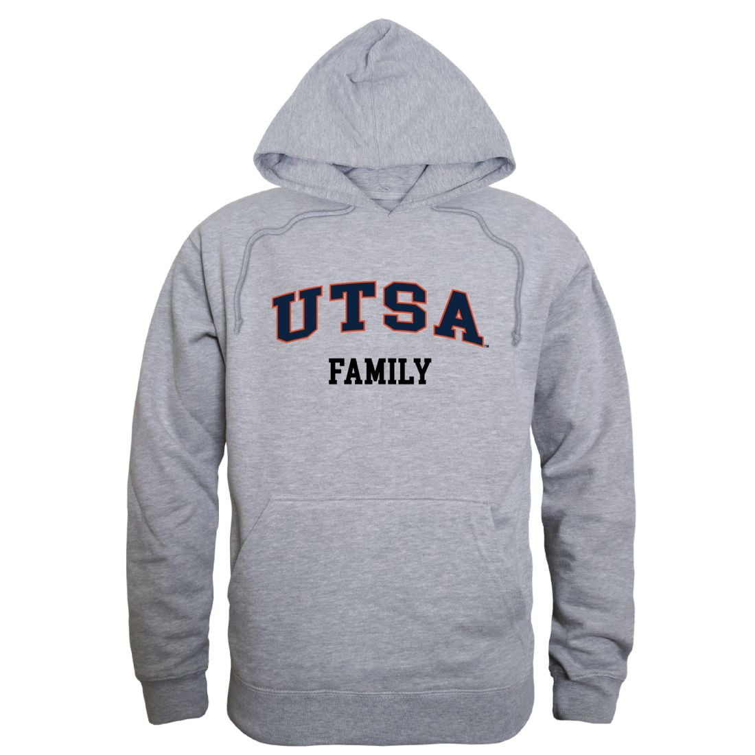 UTSA University of Texas at San Antonio Roadrunners Family Hoodie Sweatshirts Heather Grey Large
