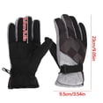 thumbnail image 1 of UTSJKR 1 Pair Unisex Kids Ski Gloves Waterproof Winter Children's Snow Gloves for Boys and Girls Skiing Hiking Cycling Black, 1 of 9