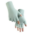 thumbnail image 1 of UTSJKR 1 Pair of Half Finger Gloves, Breathable Cotton Blend, Suitable for Outdoor Fishing and Cycling Sports, and Fitness Green, 1 of 1