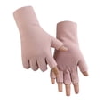 thumbnail image 1 of UTSJKR 1 Pair of Half Finger Gloves, Breathable Cotton Blend, Suitable for Outdoor Fishing and Cycling Sports, and Fitness Pink, 1 of 1