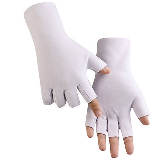 UTSJKR 1 Pair of Half Finger Gloves, Breathable Cotton Blend, Suitable for Outdoor Fishing and Cycling Sports, and Fitness Purple