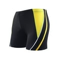 thumbnail image 1 of UTSJKR 2025 Swimtruncks for Men Vintage Color Block Surfing Boardshorts Stretch Athletic Shorts Summer Holiday Beach Outfits Yellow XL, 1 of 3