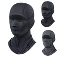 thumbnail image 1 of UTSJKR Balaclava Ski Mask for Men Women Dual-Breath Vents Face Mask Fleece Thermal Winter Balaclava for Outdoor Activities & Work Black, 1 of 3