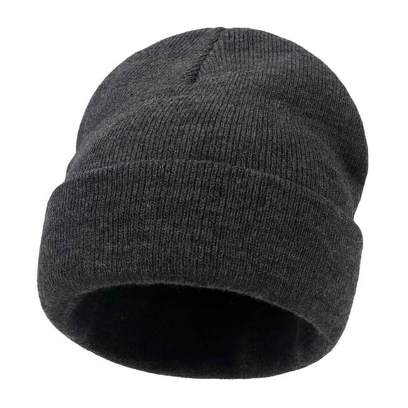 UTSJKR Beanie Hats for Men Slouchy Beanies for Men Knitted Caps for Women Soft Warm Unisex Soft Comfortable Winter Hats Dark Gray