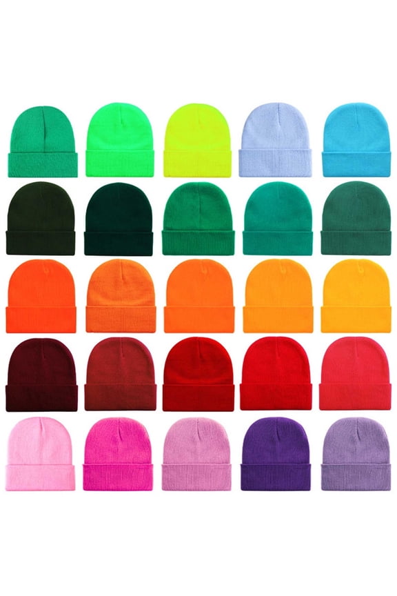 Beanie for Women Men Ski Watch Cap Cuffed Plain Skull Knit Hat Soft Fisherman Winter Hat Classic Slouch Stretchy Hat Gray