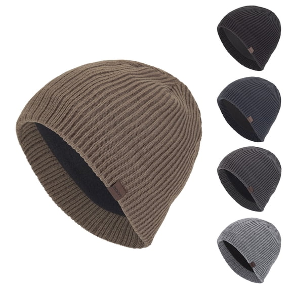UTSJKR Beanies Hat for Men Women Warm Fashion Knit Winter Hats Unisex Beanie Skull Cap Snow Hiking Running Cuffed Caps Gray