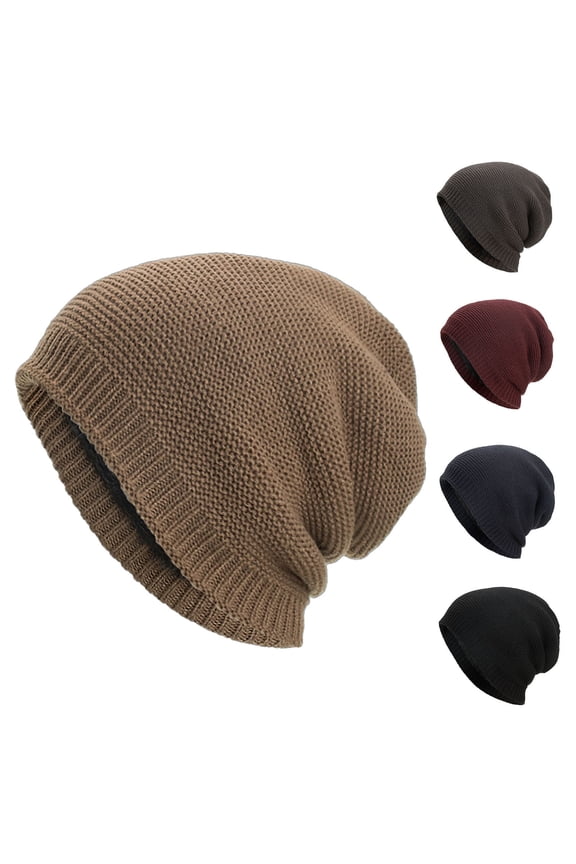 Beanies for Men Women Warm Winter Hats Knit Acrylic Soft Cuffed Beanies Cap Daily Beanies Hat Unisex Black Beanies Navy