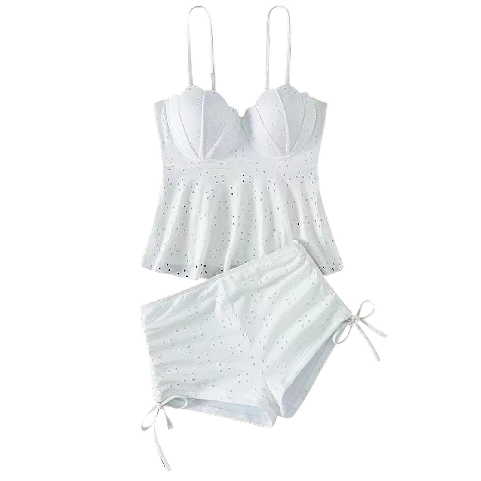 UTSJKR Boy Short Bikini Sets, 2 Piece Modest High Waisted, Going Out ...