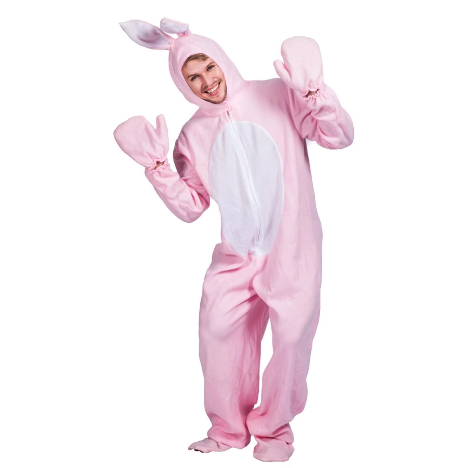UTSJKR Bunny Costume Outfit Polyester Hooded Bodysuit with Long Ears ...