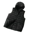 thumbnail image 1 of UTSJKR Women's Quilted Gilet Vests Lightweight Sleeveless Puffer Jackets Stand Collar Warm WaistCoatsWinter Outwear with Pockets Black M, 1 of 9