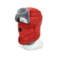 thumbnail image 1 of UTSJKR Men Women Windproof Full Cover Balaclava with Glasses, Winter Thermal Thick Ski Cap Camping Hunting Trapper Hat Red, 1 of 2