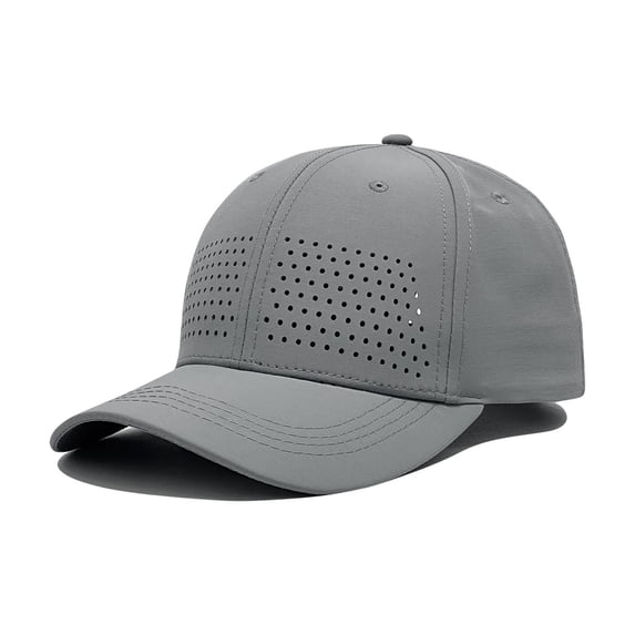 UTSJKR Men's Mesh Back Trucker Baseball Cap, Breathable Adjustable Lightweight Sun Hat for Sports Outdoor Gray
