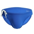 thumbnail image 1 of UTSJKR Men's Swimwear Briefs Soild Color Lace-up Drawstring Elastic Waistband Bottoms Underwear Quick Dry Bathing Suit Dark Blue XL, 1 of 8