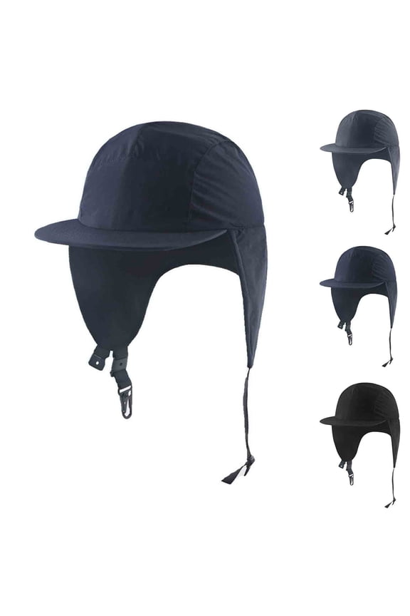 Mens Winter Hats with Ear Flaps Cold Weather Fashion Warm Thick Trapper Cap for Outdoor Cycling Fishing Hiking Running Gray