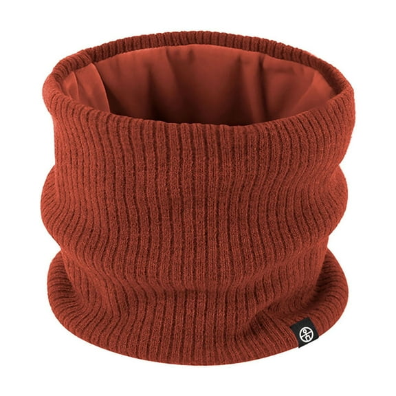 UTSJKR Neck Warmer Gaiter for Men Women Winter Soft Thick Warm Fleece Lined Face Ski Mask Scarf Cold Weather Running Coffee