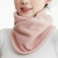 thumbnail image 1 of UTSJKR Neck Warmer Scarf for Woman Thickened Warm Neck Gaiter with Two Buttons Riding Windproof Warm Scarf Pink, 1 of 3