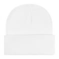 thumbnail image 1 of UTSJKR Winter Beanie Hats for Men Women, 2025 Winter Fashion Solid Color Warm Cozy Knitted Cuffed Skull Cap White, 1 of 2