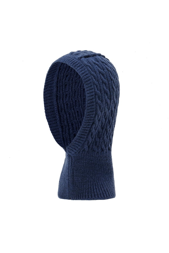 Winter Ski Masks for Men Women Thermal Balaclava Beanie Full Face Mask Neck Warmer Hood for Running Cold Weather Navy