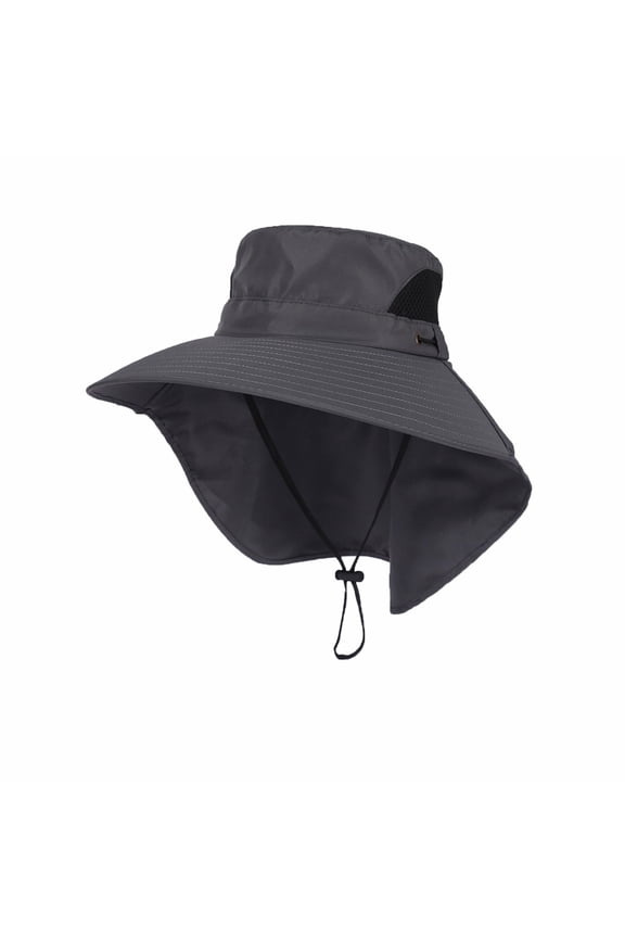 Women's Bucket Hats Lightweight Foldable Travel Hat UPF 50+ UV Protection Fishing Wide Brim Summer Sun Hat for Outdoor Dark Gray