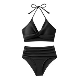 Levmjia Women's Bikini Set High Waisted Swimsuit UPF50+ Sun - Main Image