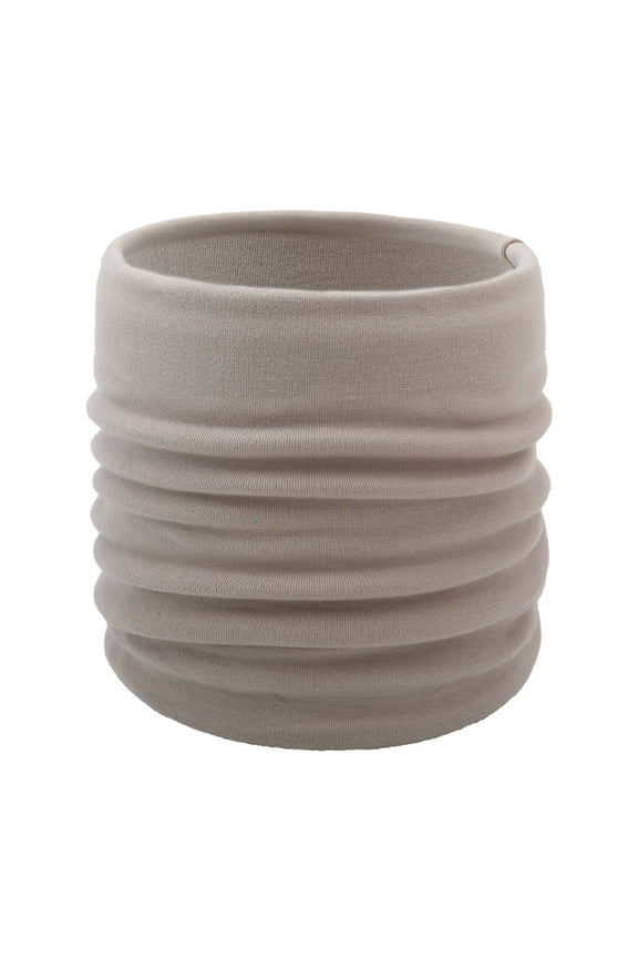 Solid Color Outdoor Face Shield Double Cotton Neck Warmer Bandana Winter Windproof Cycling Ski Snowboard Sports Scarf Khaki