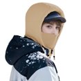 thumbnail image 1 of UTSJKR Unisex Three In One Multifunctional Thick Fleece Trapper Hat, Windproof Cold Proof Design, Outdoor Cycling Skiing All Weather Warm Headgear Khaki, 1 of 5