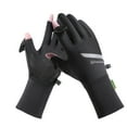 thumbnail image 1 of UTSJKR Unisex Winter Waterproof Touchscreen Gloves - Warm Fleece Lined Motorcycle Gloves for Fitness and Outdoor Sports Gray, 1 of 3